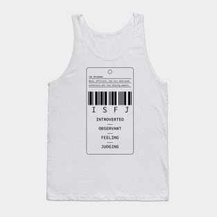 ISFJ - The Defender - Introverted Observant Feeling Judging Tank Top